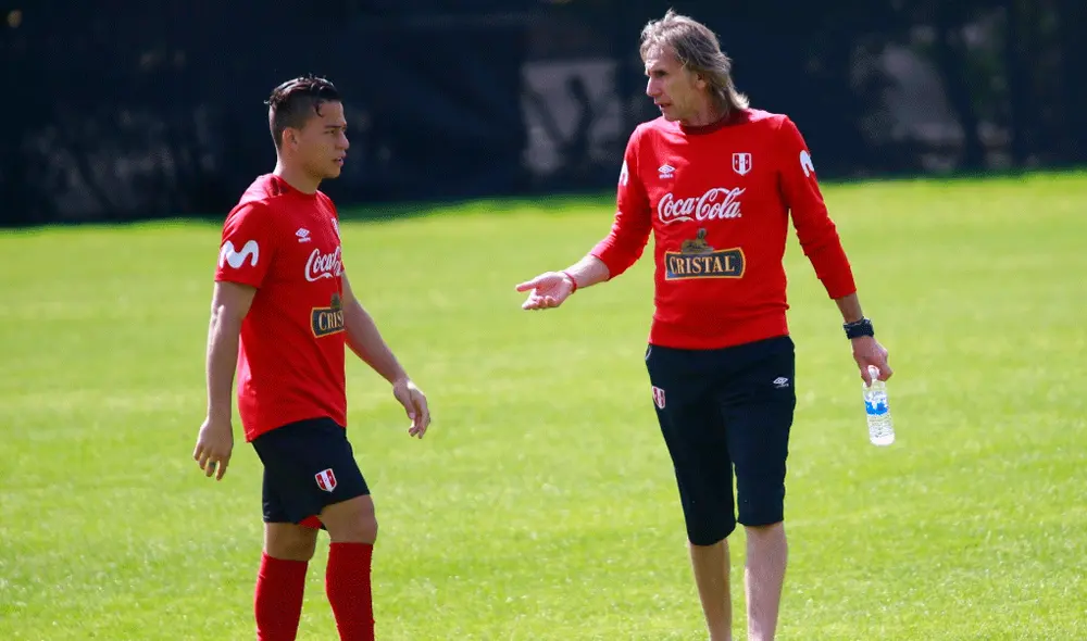 Cristian Benavente reveló la conversación que tuvo con Ricardo Gareca previo a los amistosos de Perú con Uruguay. | Foto: GLR