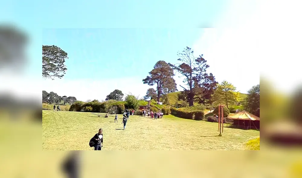 Desliza las imágenes para ver cómo luce realmente la Comarca que aparece en el Señor de los Anillos. Fotocapturas: Google Maps.