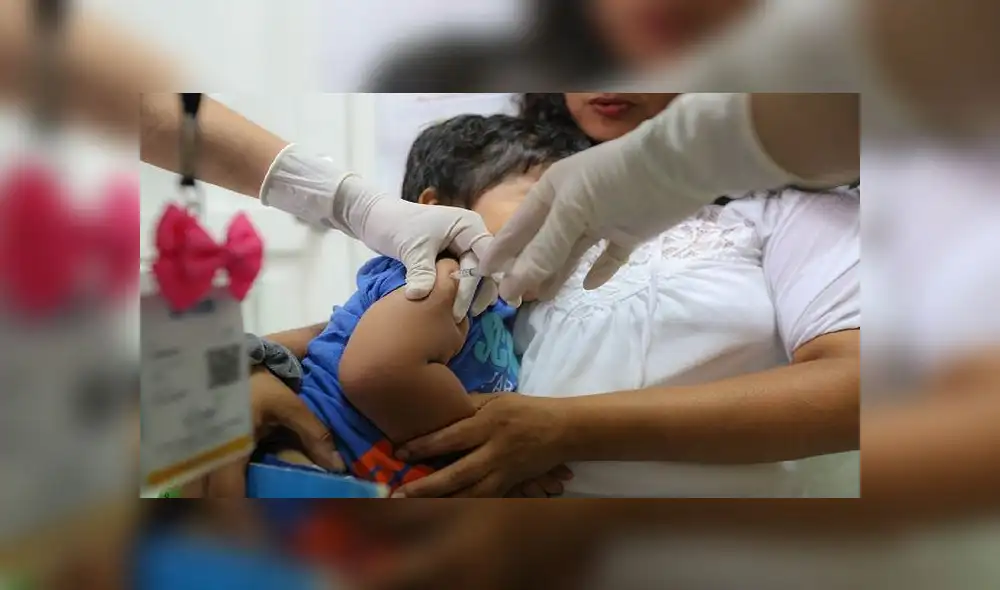 Minsa vacunó a cerca de 400 niños contra el sarampión en el Callao