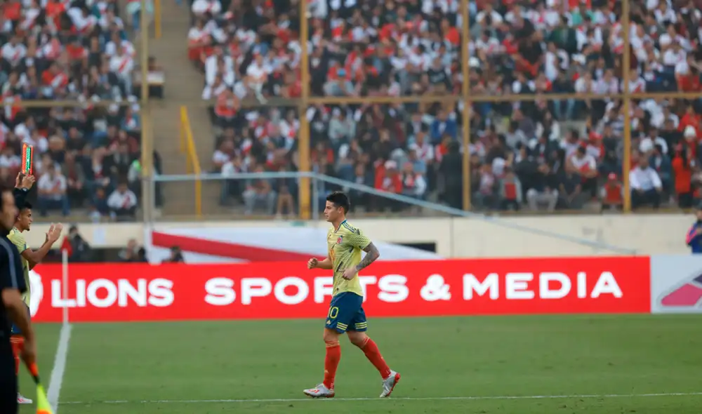 James Rodríguez se lesionó en una de sus rodillas y no jugará el amistoso entre Perú y Colombia. | Foto: GLR James Rodríguez se lesionó en una de sus rodillas y no jugará el amistoso entre Perú y Colombia. | Foto: GLR
