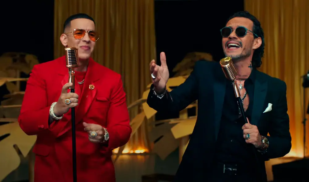 Daddy Yankee y Marc Anthony estrenaron la canción “De vuelta pa´la vuelta” el último jueves 10 de diciembre. Foto: captura YouTube