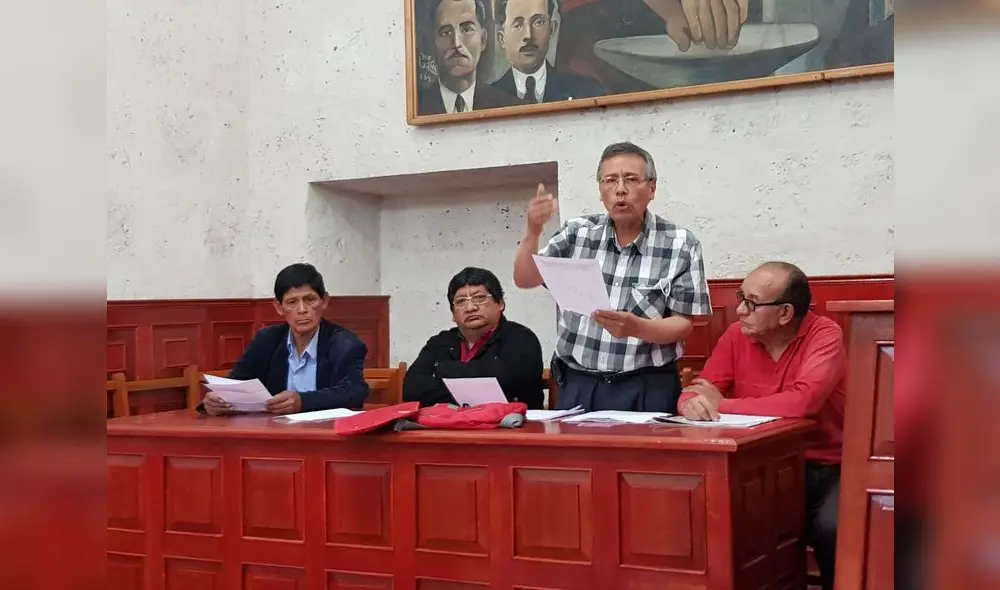 Lideres de gremios de Arequipa. Foto: Wilder Pari/URPI Lideres de gremios de Arequipa. Foto: Wilder Pari/URPI