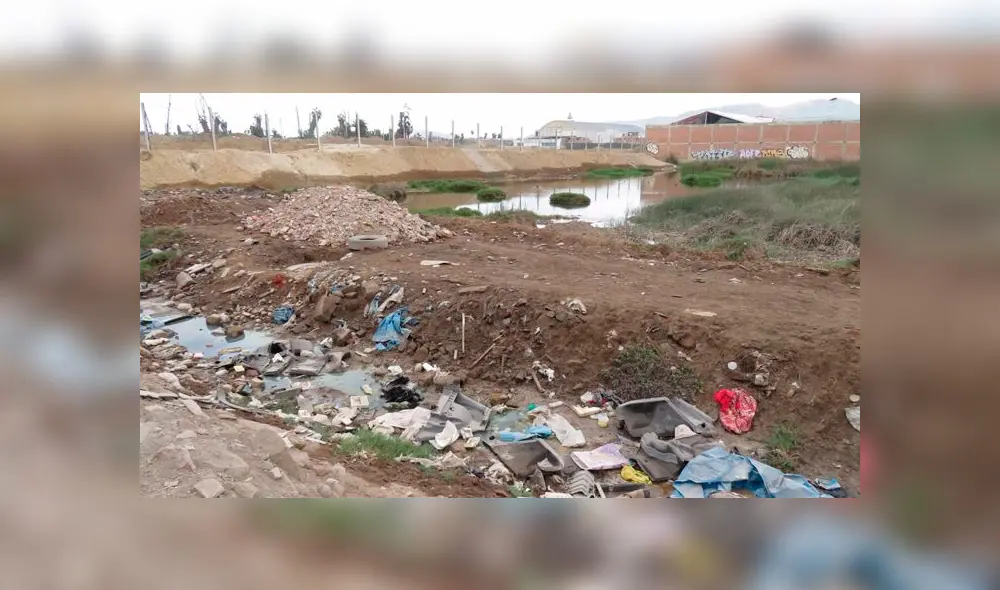 Chorrillos: montículos de basura contaminan aguas de Pantanos de Villa