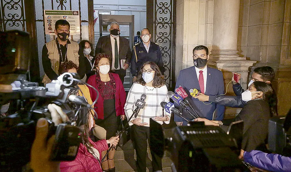 Cierre. La última reunión de la jornada fue con Somos Perú. Fotos: Sepres Cierre. La última reunión de la jornada fue con Somos Perú. Fotos: Sepres