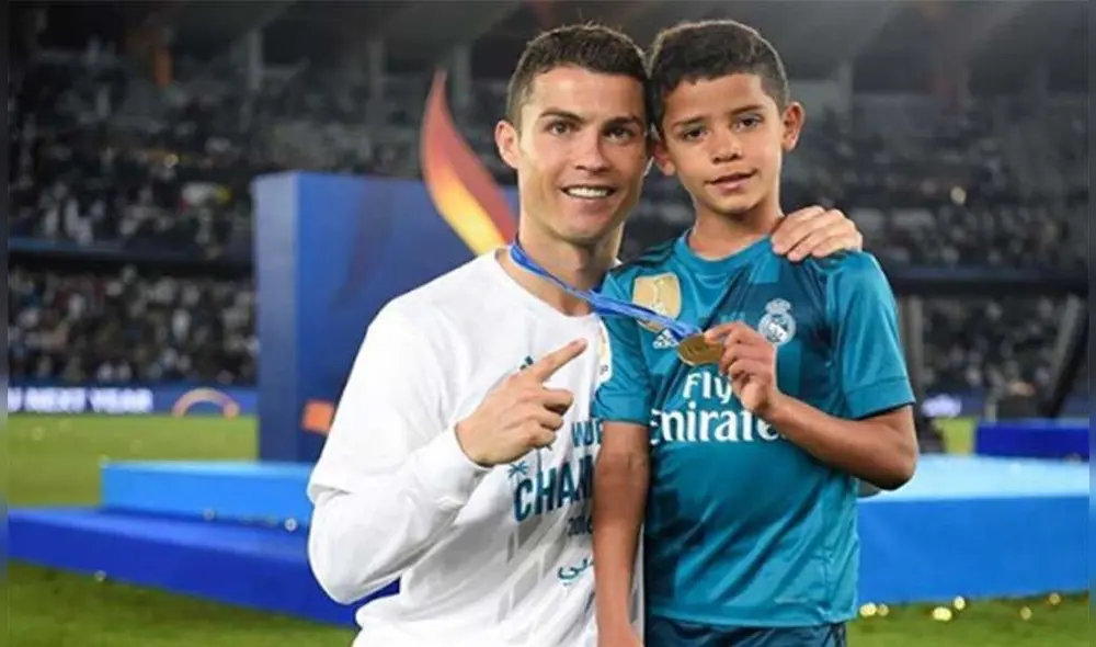 A Cristiano Ronaldo no le desagrada la idea de que su hijo sea futbolista, pero dijo que "todo dependerá de él".