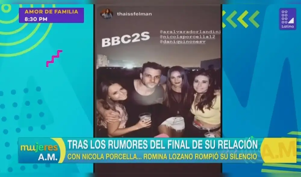Nicola Porcella recibe a mujer en su cuarto ante rumor de separación de Romina