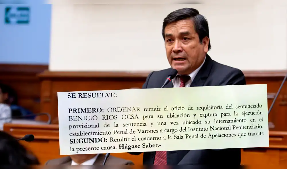 Benicio Ríos: Poder Judicial dispone captura de congresista de APP