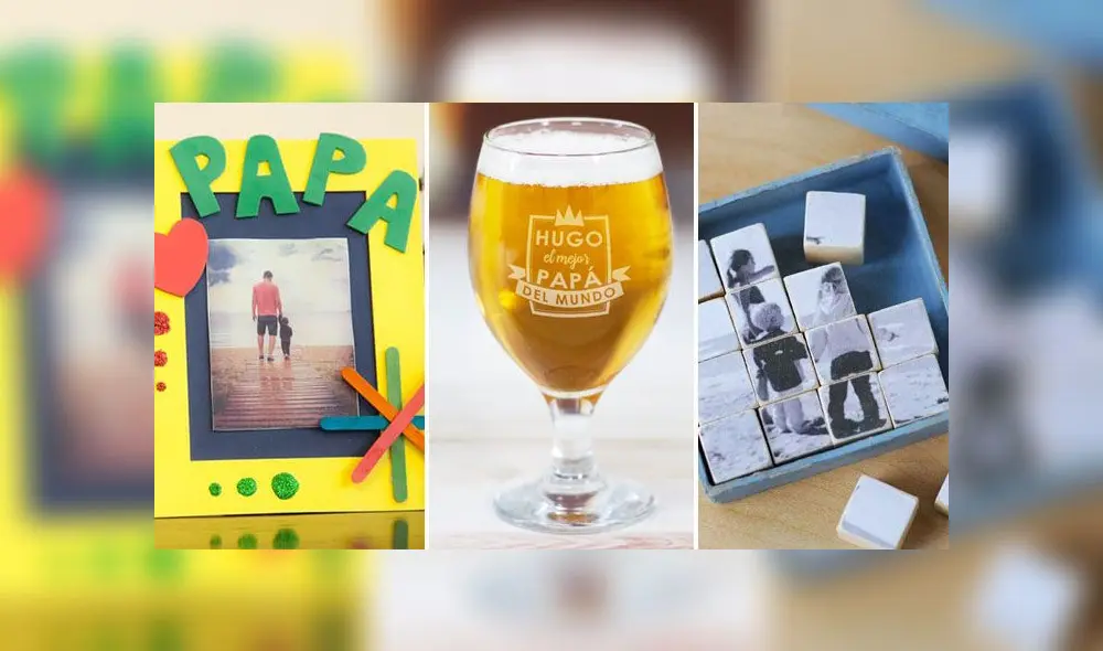 Día del Padre: ¿Qué regalos puedo hacerle a papá? Foto: composición LR / Handfie, Regalo Original y eHow.