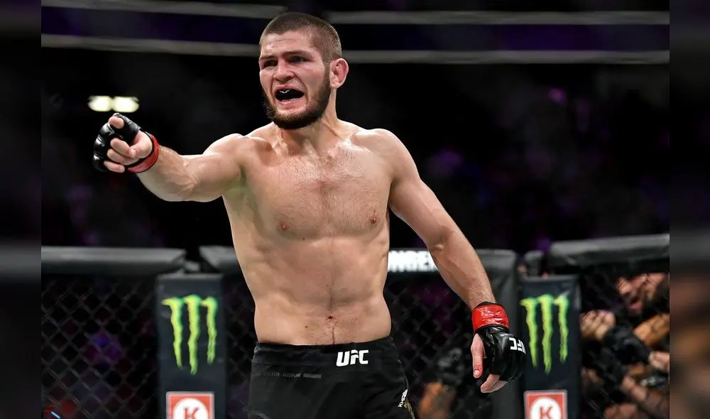 Khabib confía en derrotar a Gaethje. Foto: UFC