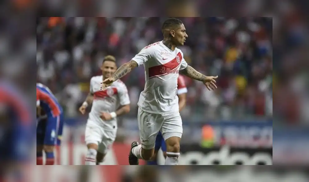El delantero de la selección peruana llegó a los 47 goles en el Brasileirao. Foto: Twitter. El delantero de la selección peruana llegó a los 47 goles en el Brasileirao. Foto: Twitter.