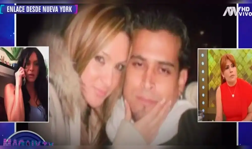 Christian Domínguez y su esposa Tania Ríos Christian Domínguez y su esposa Tania Ríos