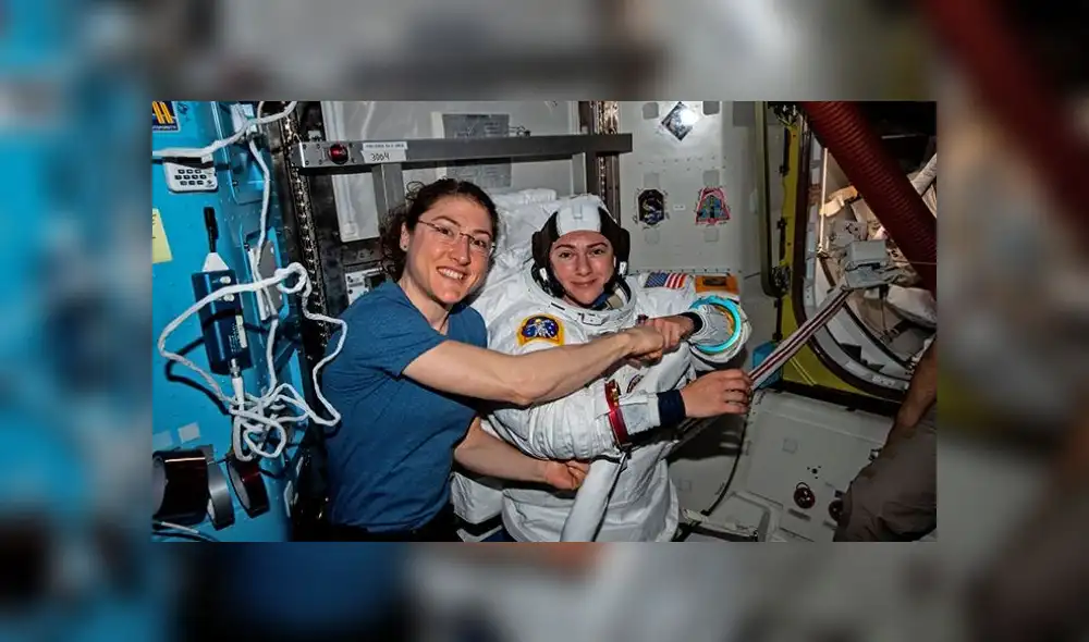 Jessica Meir y Christina Koch salen al espacio abierto para completar nueva misión [EN VIVO]