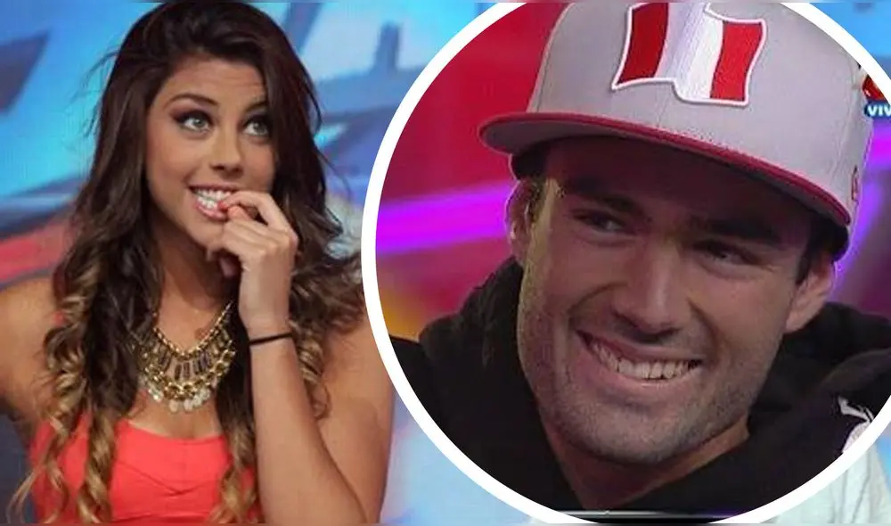 Alessandro Gandolfo y Alondra García Miró fueron parte de "Combate" en 2015. Foto: captura ATV