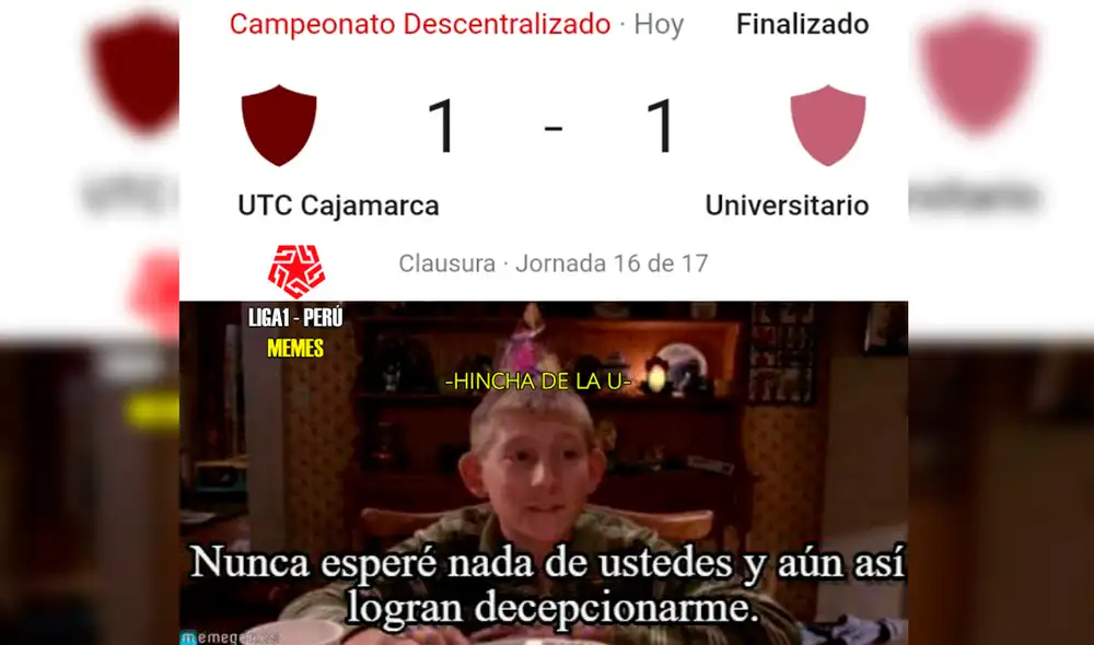 Universitario de Deportes empató ante UTC. Universitario de Deportes empató ante UTC.