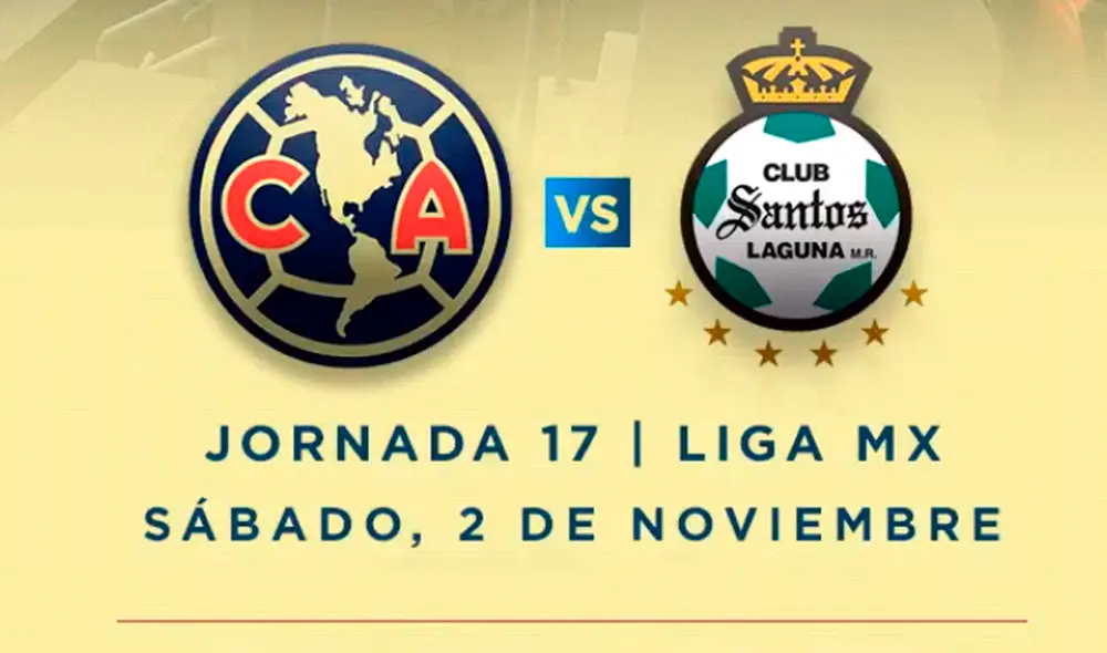 América vs. Santos Laguna EN VIVO HOY por el Torneo Apertura 2019 de la Liga MX.