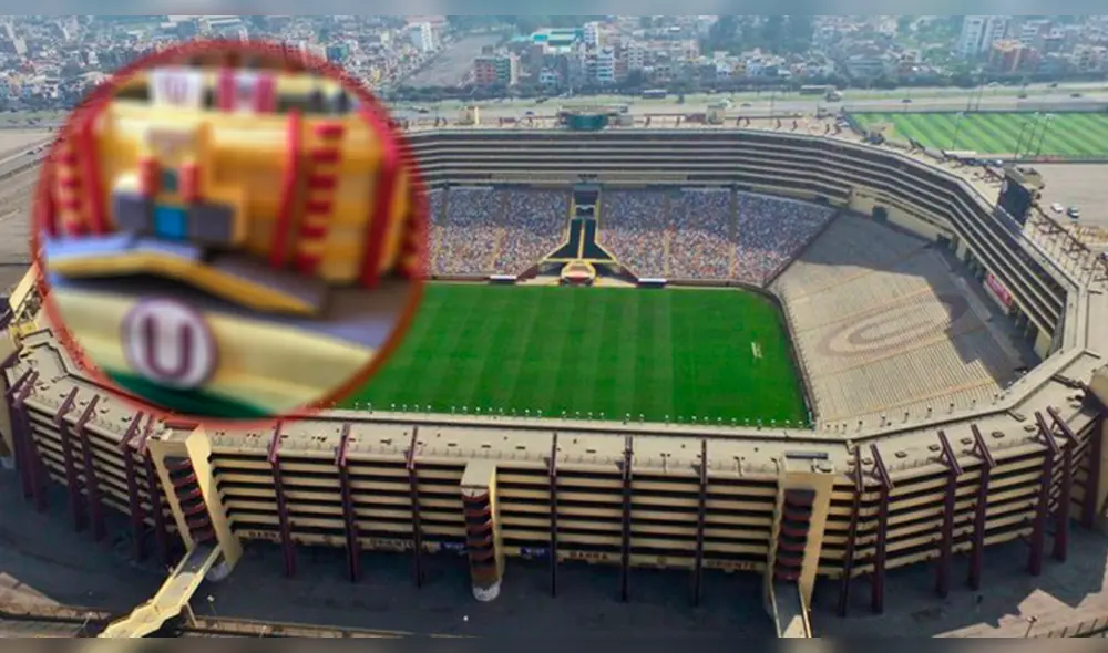 Universitario: torta en forma del estadio Monumental es la atracción en Facebook [FOTO]