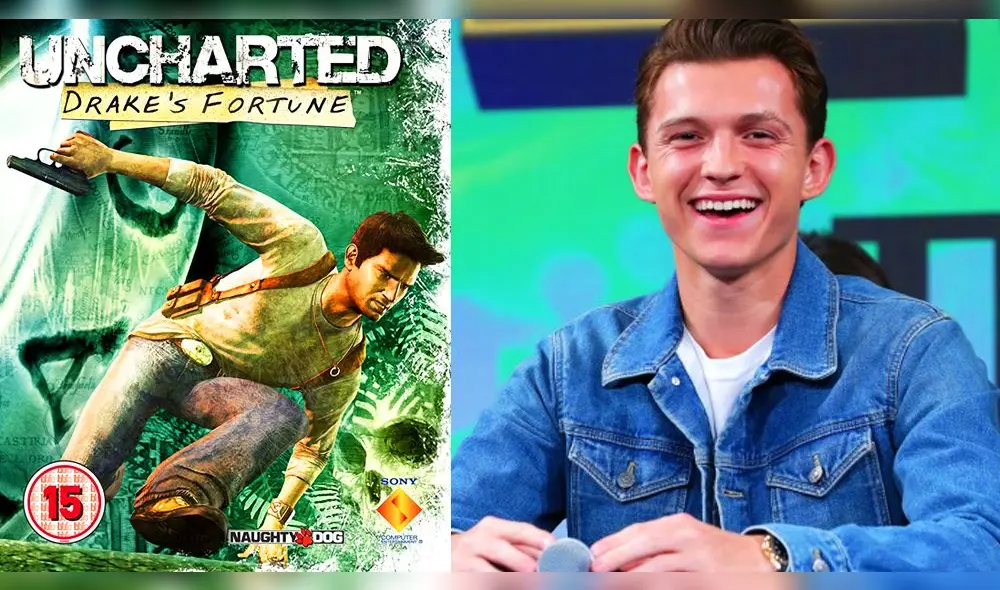 Uncharted: el actor no desaprovecha ninguna oportunidad. Crédito: composición.