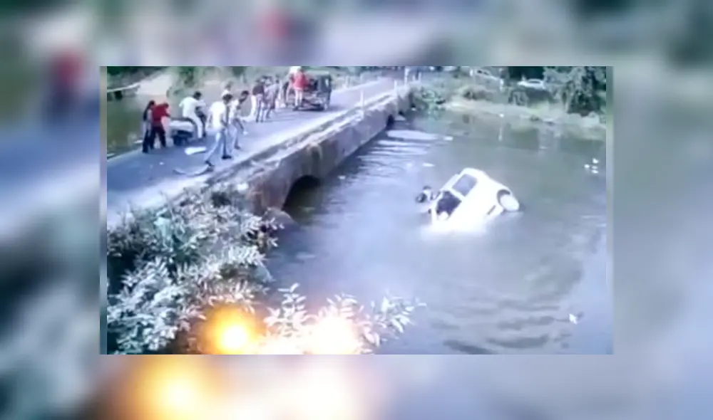 Video es viral en YouTube. Papá hizo lo posible por evitar que su hijo muera ahogado, pero su desesperación le jugó una mala pasada