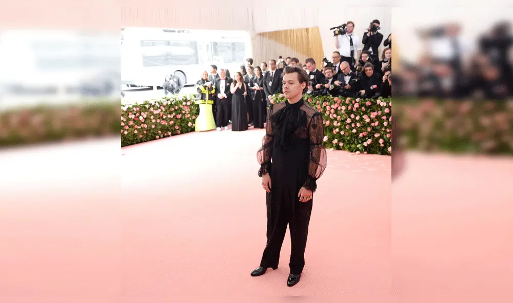 Met Gala 2019: Harry Styles mostró su faceta andrógino en la “pink carpet”