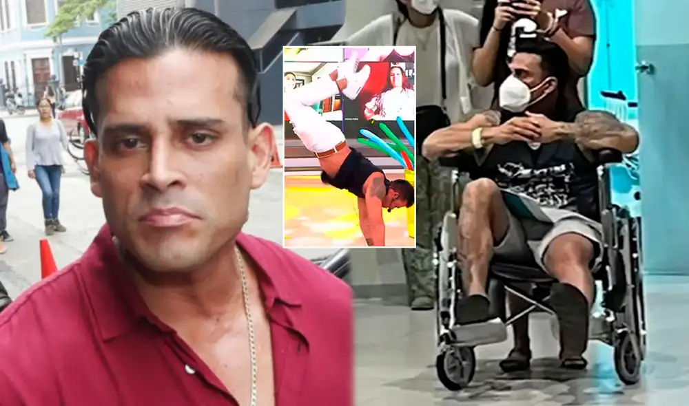 Christian Domínguez sufrió un accidente. Foto: composición / La República