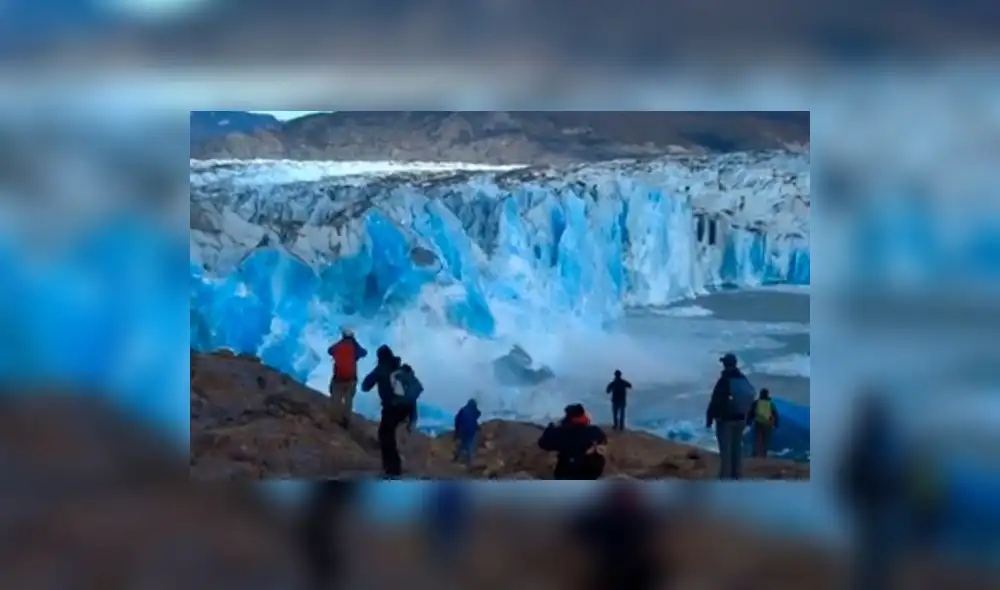 Facebook: turistas registran preocupante desglaciación en la Patagonia | VIDEO