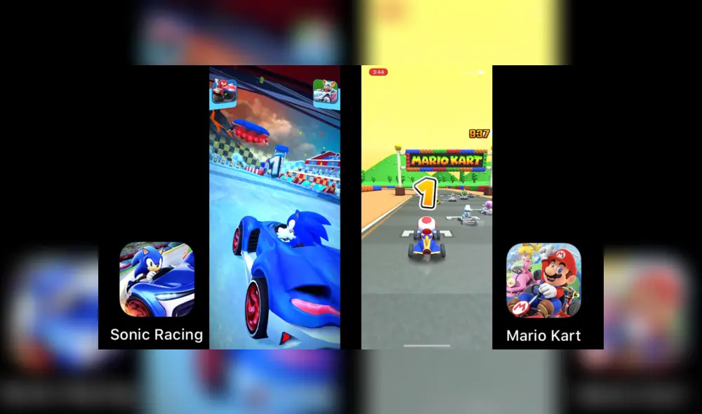 Mario Kart Tour vs Sonic Racing ¿Cuál es mejor?