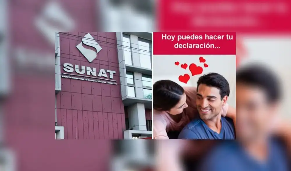 Sunat envía un romántico mensaje en Facebook a los contribuyentes por San Valentín
