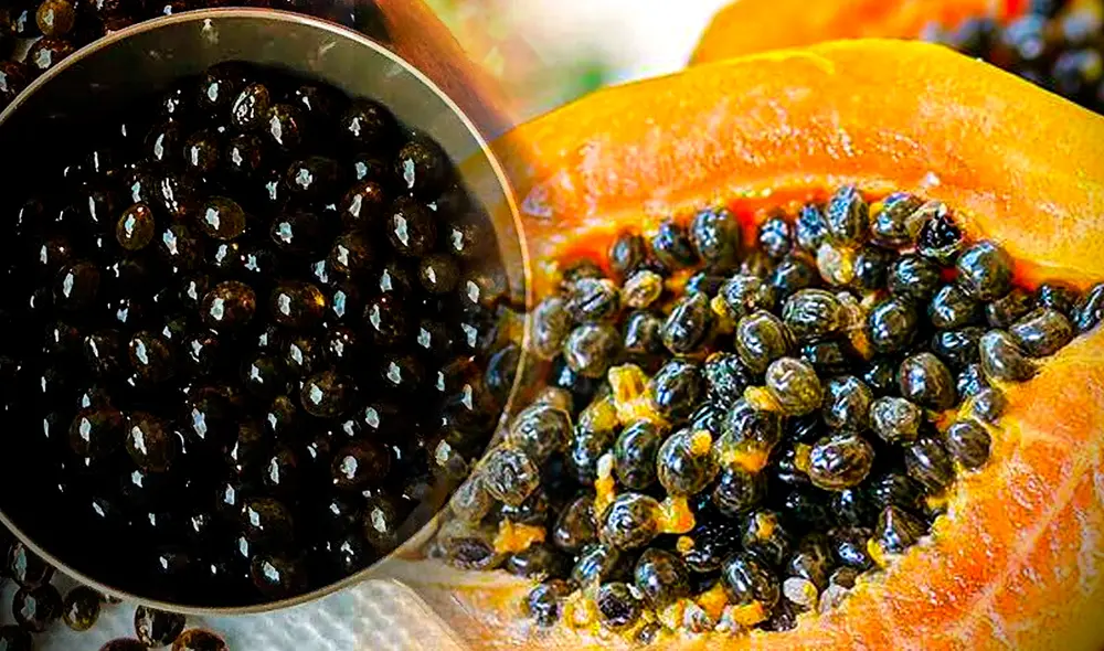 Las semillas de papaya tienen muchas propiedades nutritivas. Foto: composición LR/Vitónica