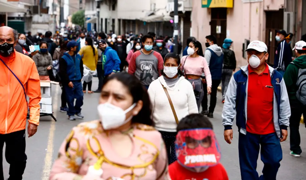 Primer domingo de 'nueva normalidad' en el centro de Lima. Fotos: Marco Cotrina/La República.