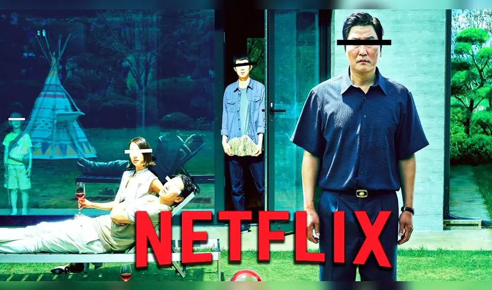 Parasite promete ser la película más vista del servicio. Crédito: composición.