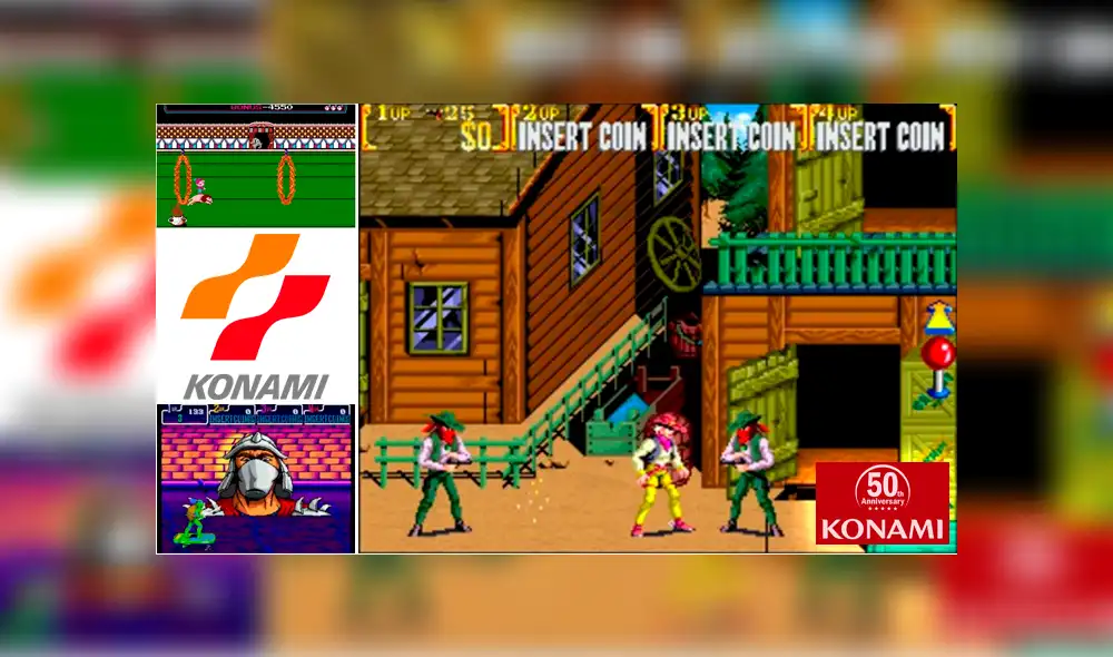 Konami celebraría sus 50 años relanzando 'Vaqueros' y 'Tortuninjas'