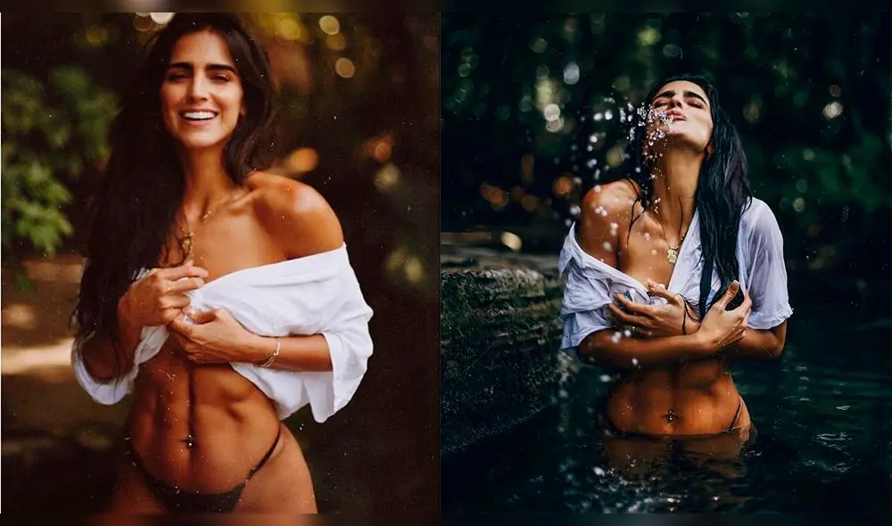 Bárbara de Regil muestra de más en redes sociales con diminuto traje