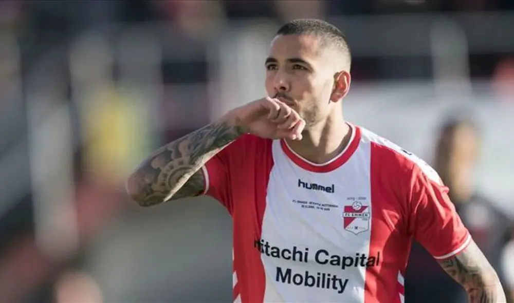 Peña juega en el FC Emmen desde mediados del 2019. Foto: AFP.