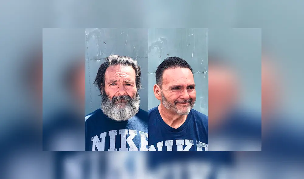 Instagram: La tierna reacción de 7 vagabundos cuando un peluquero los transformó en “modelos”  [FOTOS] 