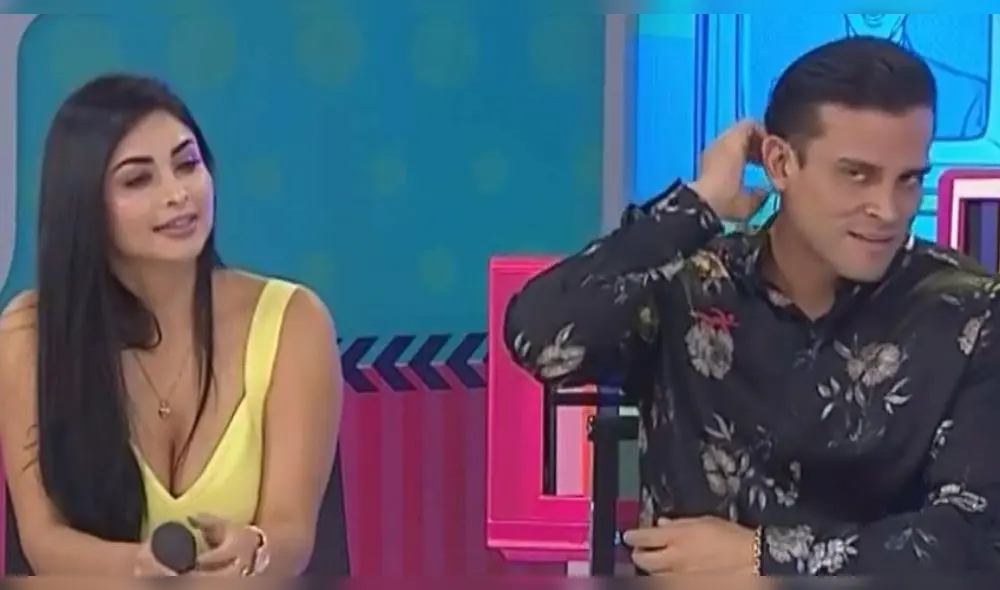 Christian Domínguez y Pamela Franco