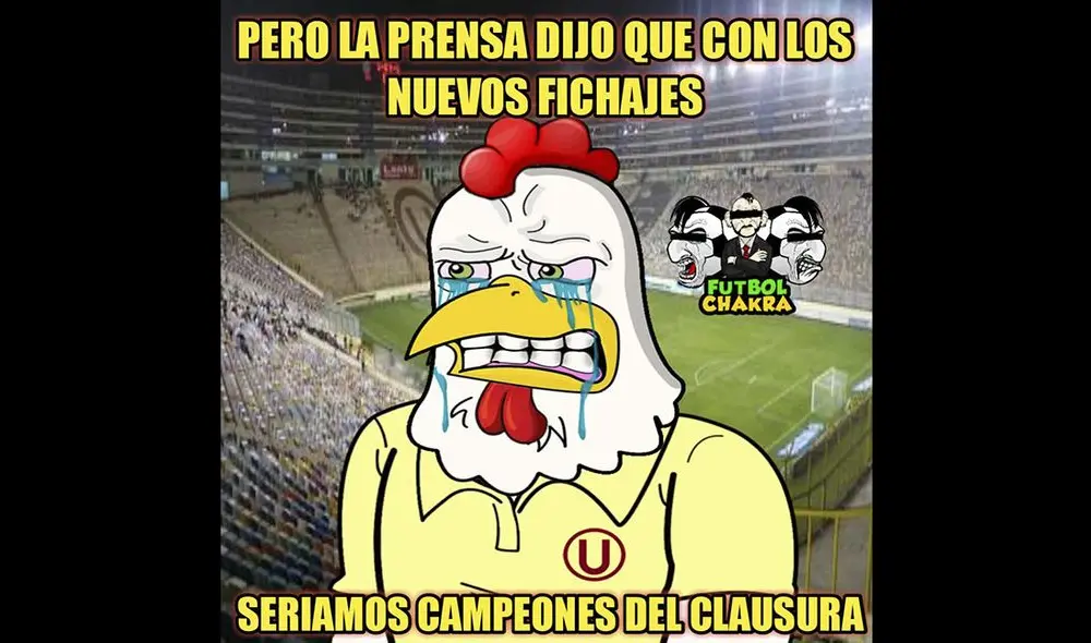 Universitario perdió ante Cantolao y explotaron las redes con los divertidos memes [FOTOS]