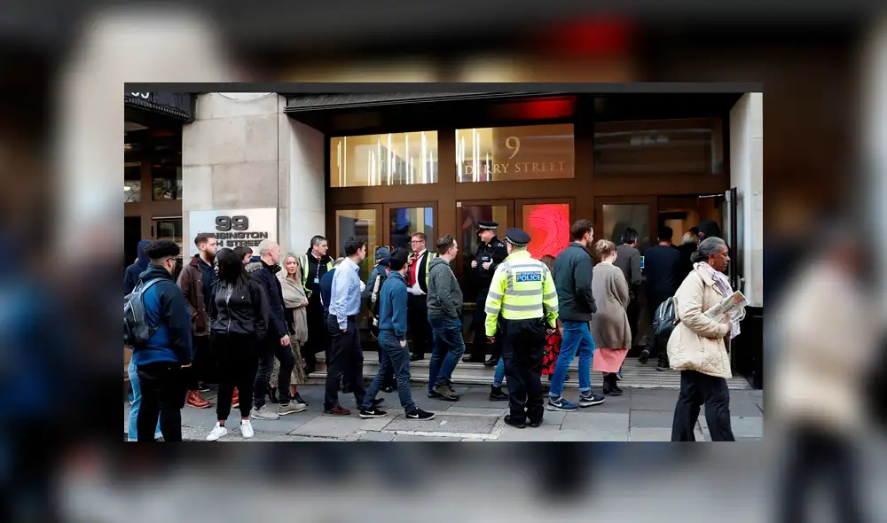 Apuñalamiento entre dos personas desata el caos en Sony Music Londres Apuñalamiento entre dos personas desata el caos en Sony Music Londres