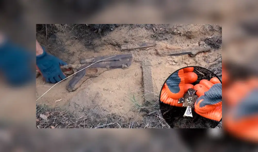 YouTube viral: examina campo donde se libró batalla de la Segunda Guerra Mundial y descubre increíbles tesoros YouTube viral: examina campo donde se libró batalla de la Segunda Guerra Mundial y descubre increíbles tesoros