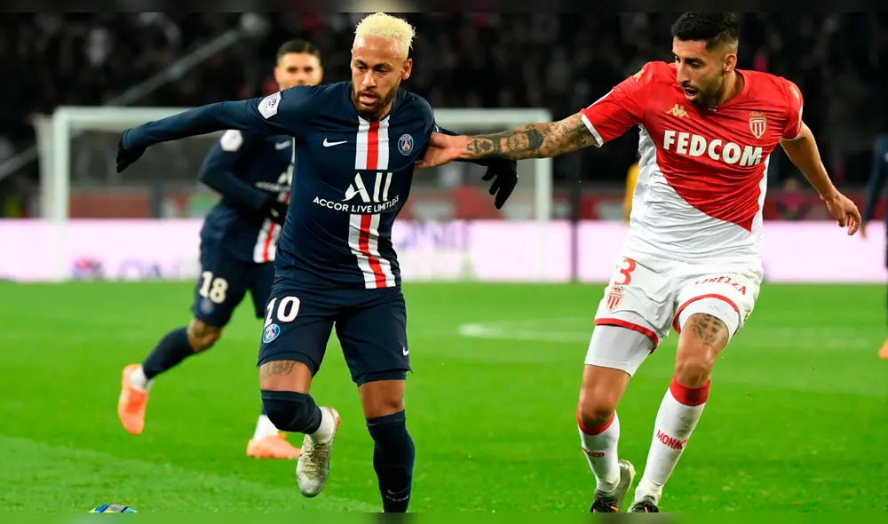 Neymar y un intenso cruce ante el chileno Maripán. Neymar y un intenso cruce ante el chileno Maripán.