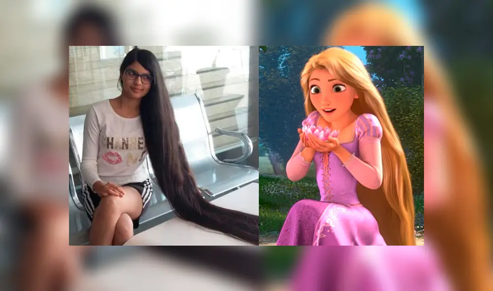Facebook: 'Rapunzel' vive en la India y no creerás cuánto mide su cabello [VIDEO]