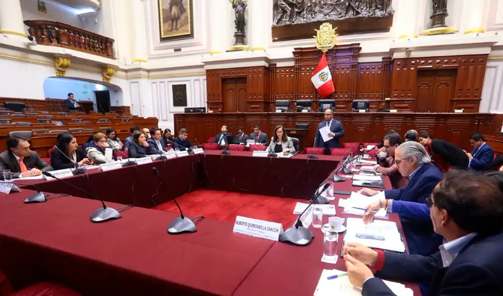 Comisión de Constitución. Foto: Congreso. Comisión de Constitución. Foto: Congreso.