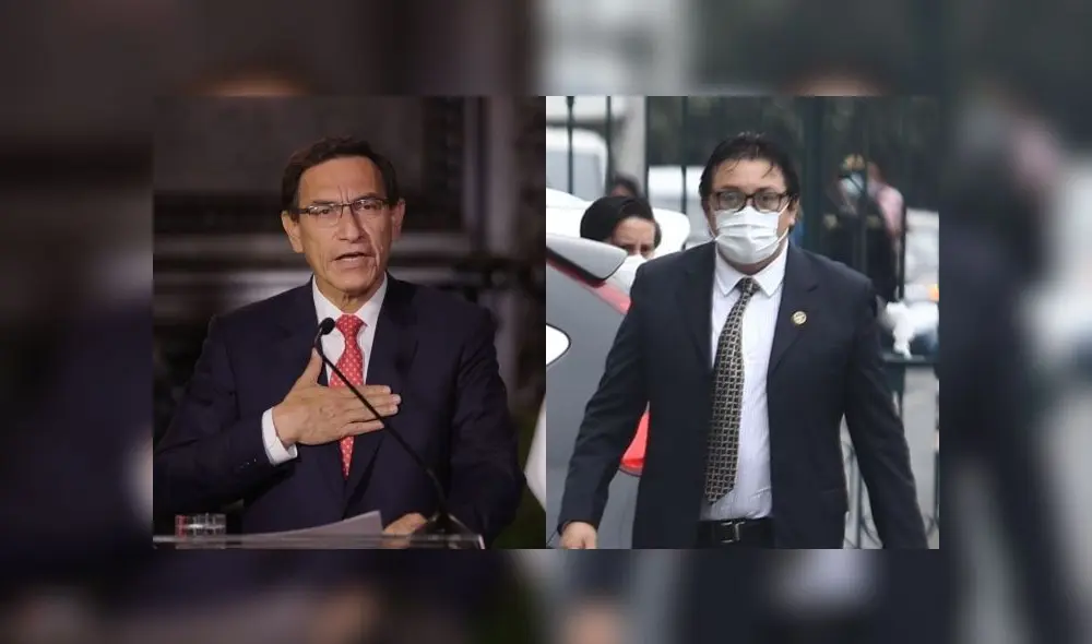 Martín Vizcarra y Richard Swing. Foto: Composición Palacio de Gobierno/Jorge Cerdán