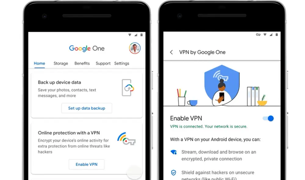 La red privada de Google está disponible en Estados Unidos y pronto llegará a otros países. Foto: Google