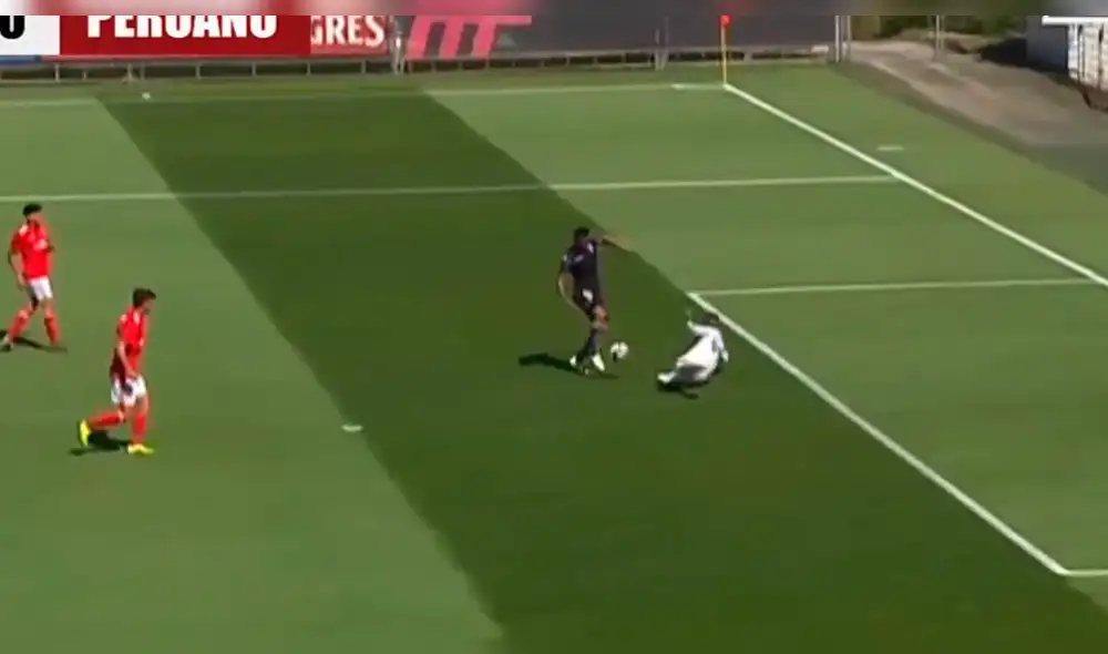 Christopher Olivares la “sombreó” y marcó este golazo con el Vitoria Guimaraes [VIDEO]