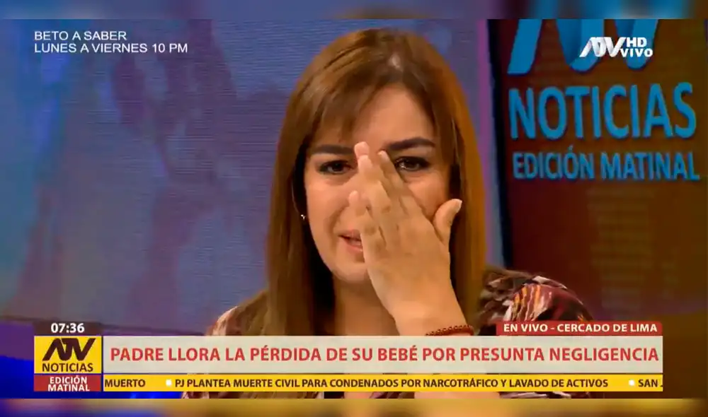 Milagros Leiva se quiebra en vivo por respuesta de médico de Essalud [VIDEO]