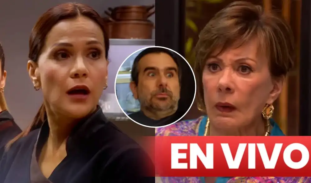 Francesca descubrirá las mentiras de Diego acerca de Charito en el capítulo 111 de "Al fondo hay sitio". Foto: composición LR/América TV