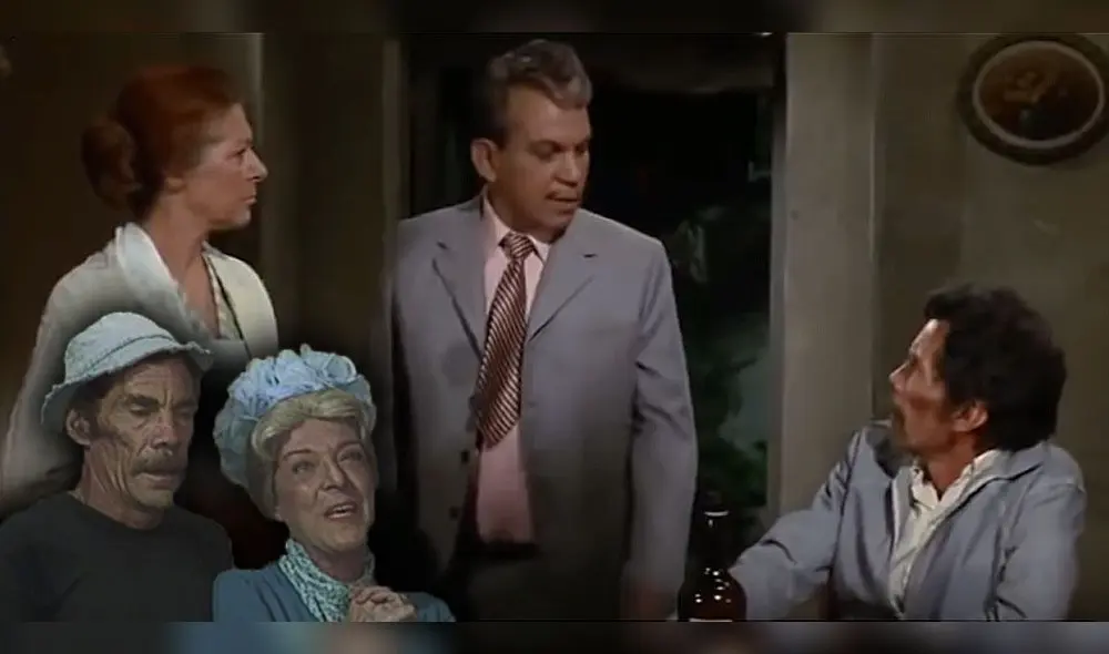 Ramón Valdés y Angelines Fernández participaron en la película 'El Porfe' protagonizado por Cantinflas.