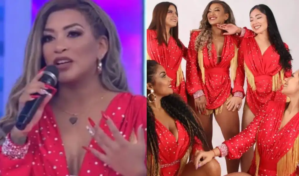 Paula Arias se mostró indignada por los rumores sobre su orquesta Son Tentación. Foto: captura América TV/Son Tentación/Instagram