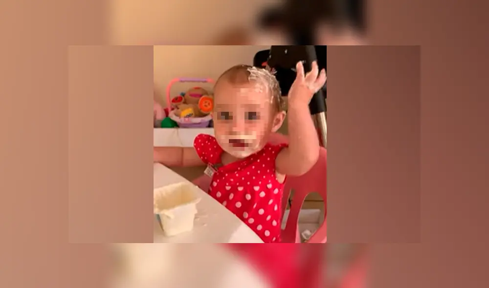 Desliza a la izquierda para ver más fotos de la tierna travesura de esta bebé. (Foto: captura)