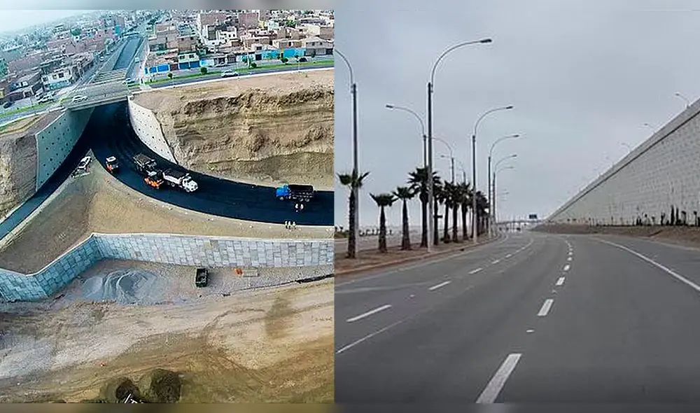 Costa Verde del Callao: primer tramo de la vía se inauguró el 4 de noviembre de 2022. Foto: composición LR/URPI-LR